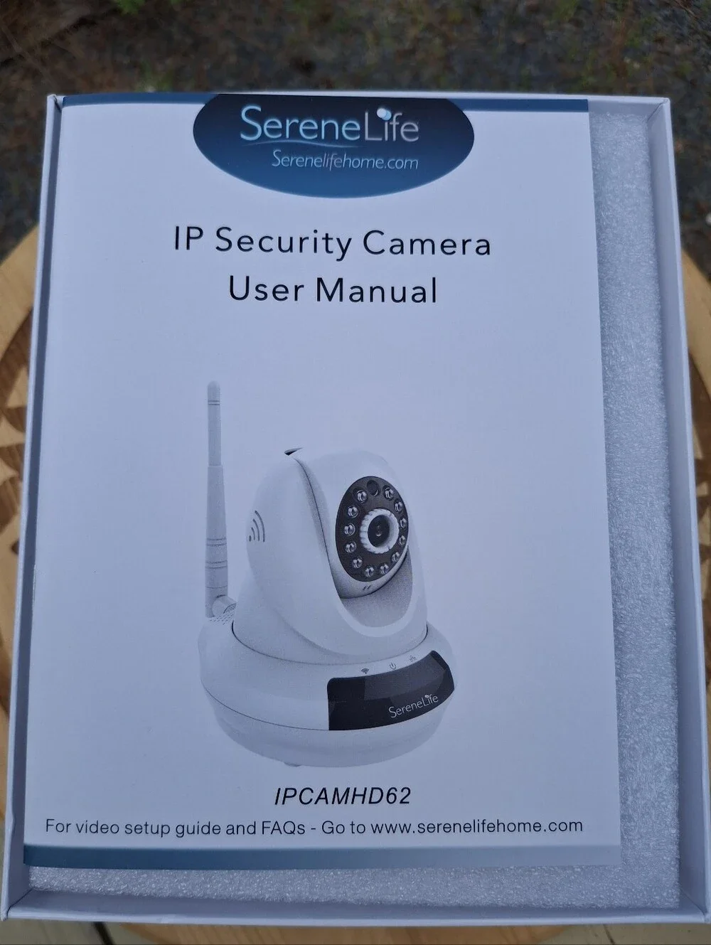 Serenelife Wireless IP Home Security Camera HD 720p Wifi Cloud Cam 2 way Audio
